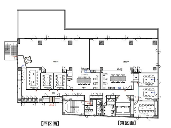 【仲介手数料不要】飯田橋駅付近、専用ラウンジ・会議室3室完備のセットアップオフィスの写真1