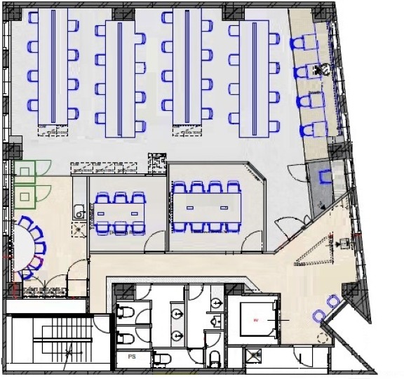 【仲介手数料不要】三田駅徒歩2分!2025年10月内装工事完了の新装フルセットアップオフィスの写真2