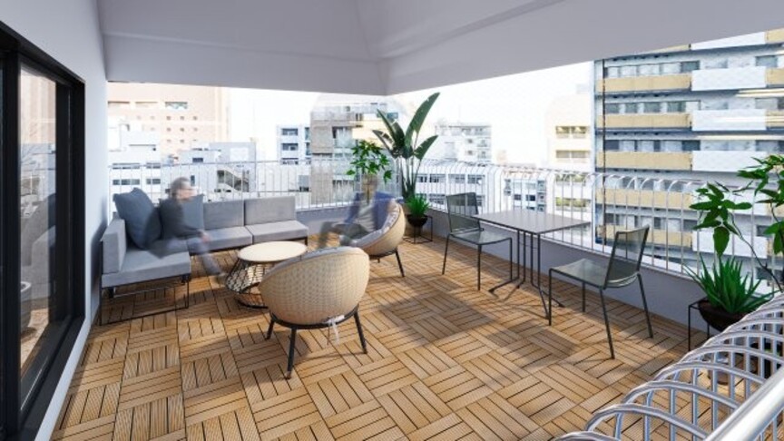 【敷金最大0】人形町駅徒歩5分、広々としたテラス付きのフルセットアップオフィスの写真6